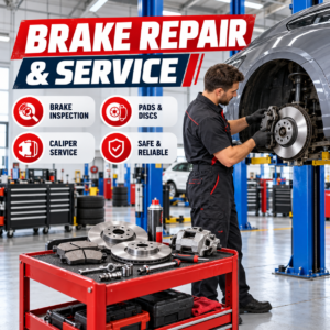 Car brake repair and inspection service