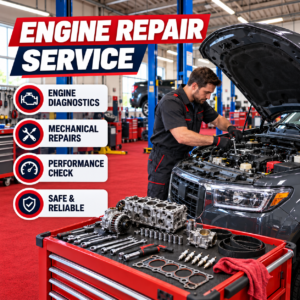 Car engine repair and inspection service