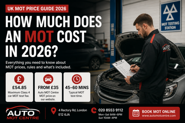 How Much Does an MOT Cost in 2026? UK Price Guide